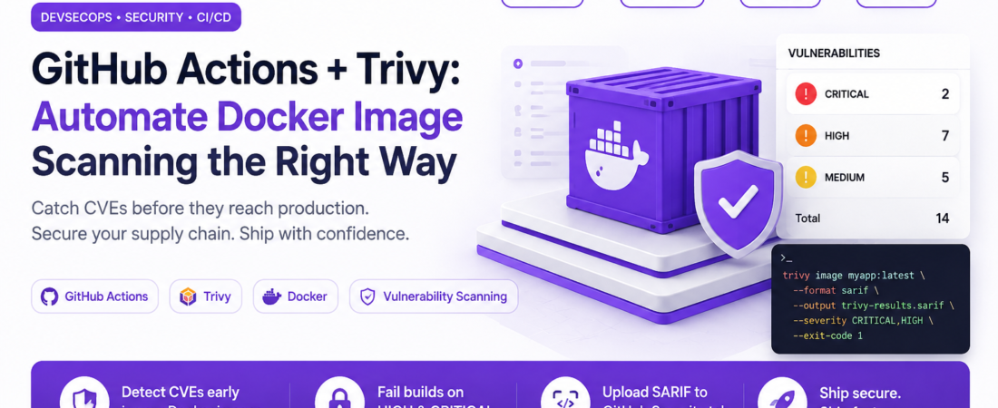 GitHub Actions + Trivy: Automate Docker Image Scanning the Right Way