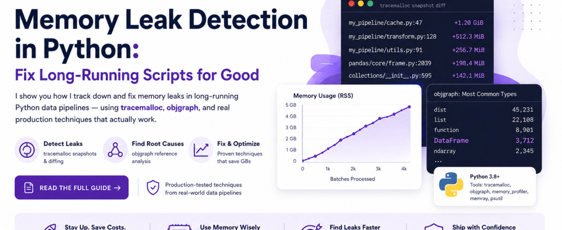 Memory Leak Detection in Python: Fix Long-Running Scripts for Good