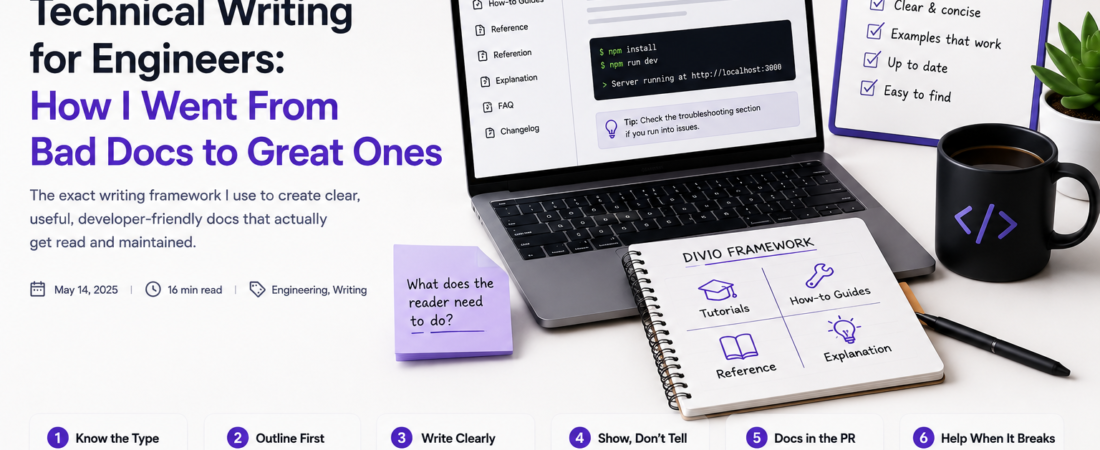 Technical Writing for Engineers: How I Went From Bad Docs to Great Ones