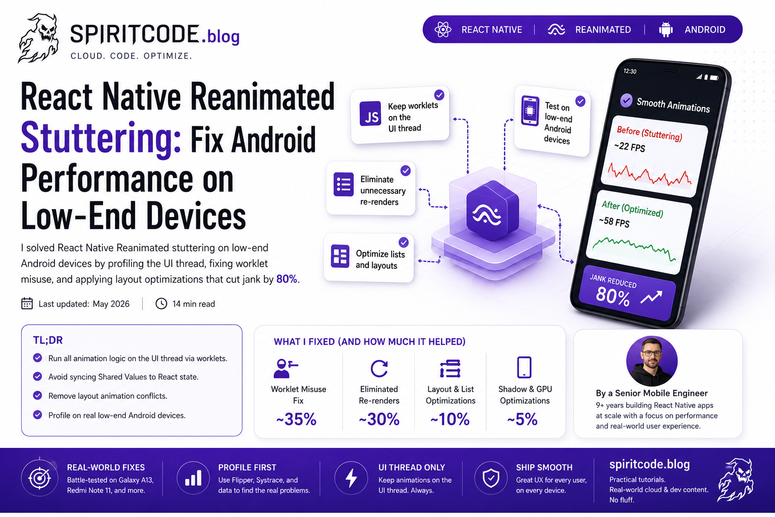 React Native Reanimated Stuttering: Fix Android Performance on Low-End Devices