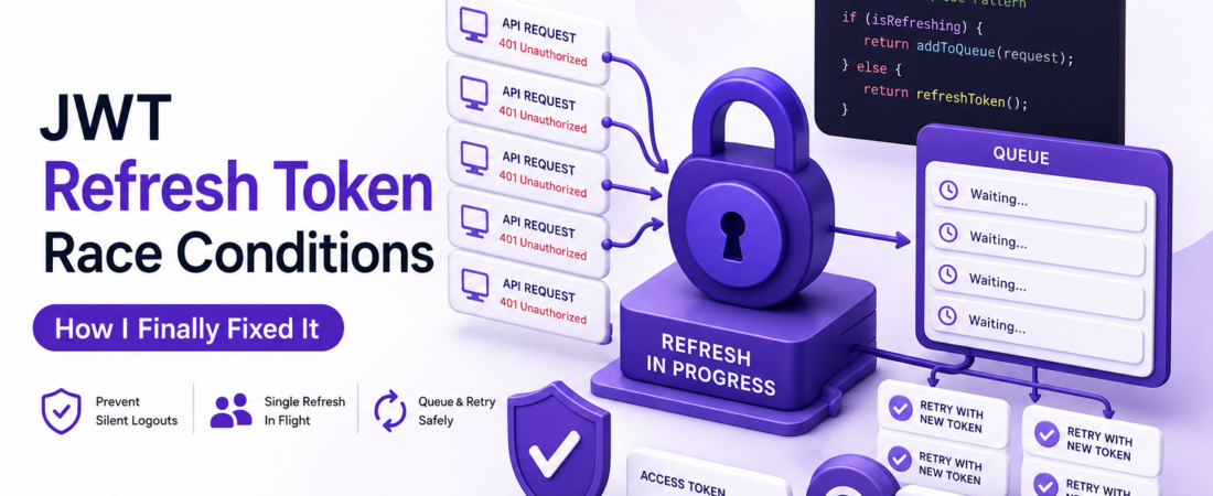 JWT Refresh Token Race Conditions: How I Finally Fixed It