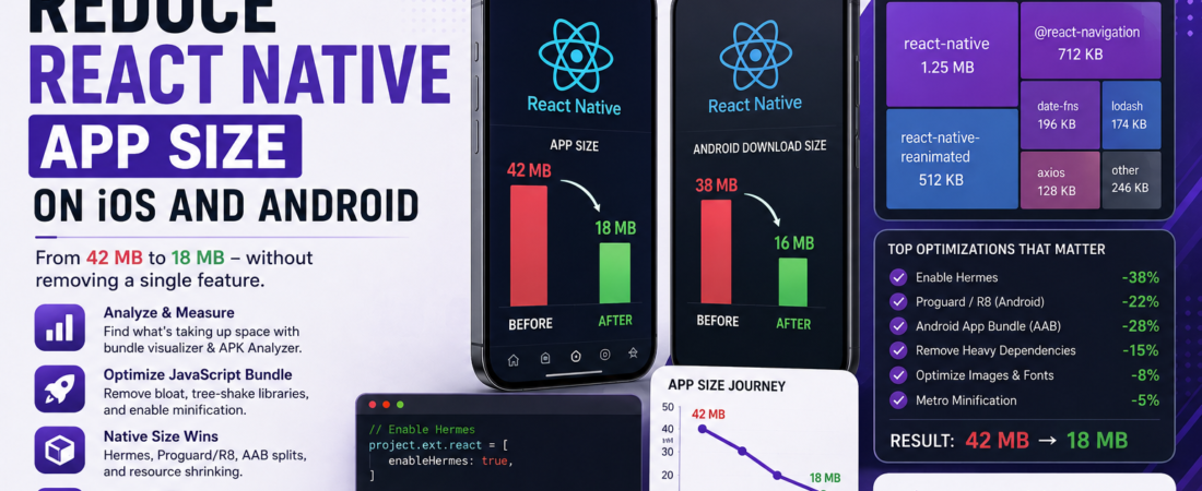 Reduce React Native App Size on iOS and Android