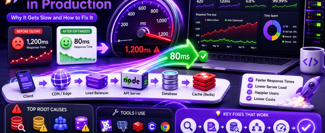 API Performance in Production: Why It Gets Slow and How to Fix It