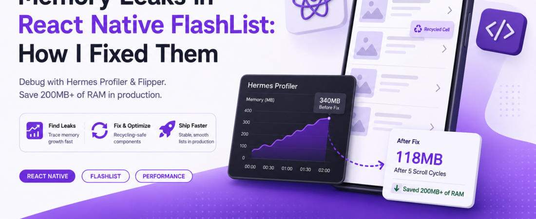 Memory Leaks in React Native FlashList: How I Fixed Them
