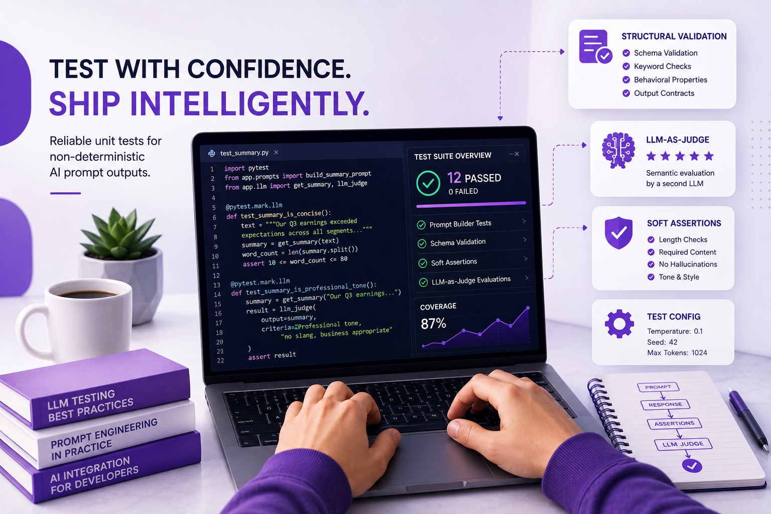Unit Testing AI Prompts: Reliable Tests for Non-Deterministic Outputs