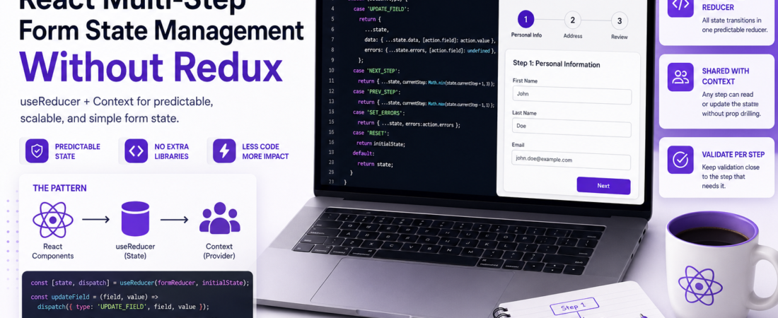 React Multi-Step Form State Management Without Redux