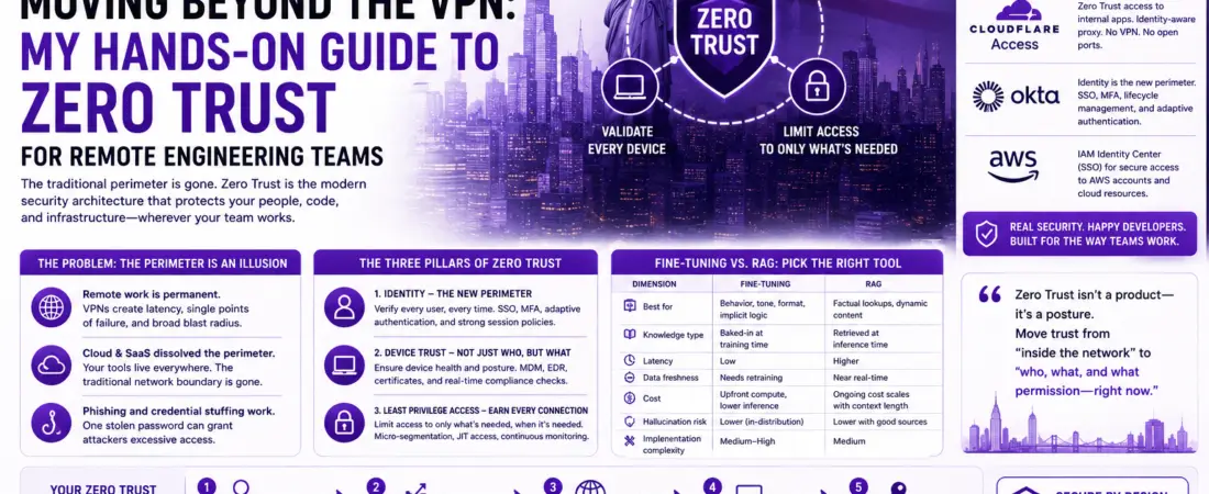 Moving Beyond the VPN: My Hands-On Guide to Zero Trust for Remote Engineering Teams