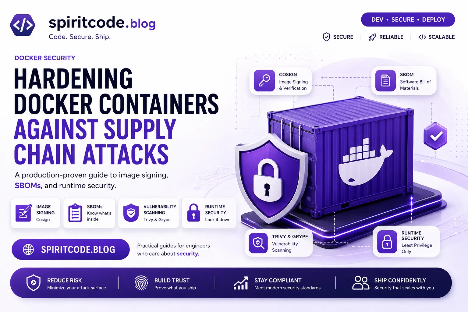 How I Hardened Our Docker Supply Chain: A Practical Security Guide