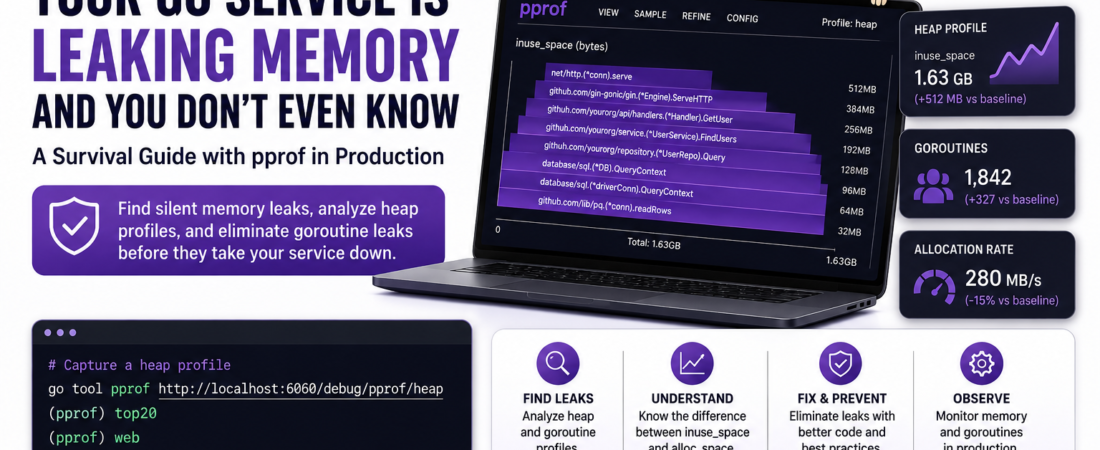 Your Go Service Is Leaking Memory and You Don’t Know It Yet — A Production pprof Survival Guide