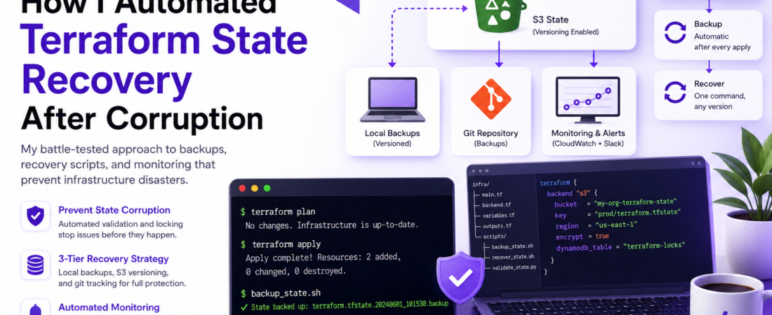 How I Automated Terraform State Recovery After Corruption
