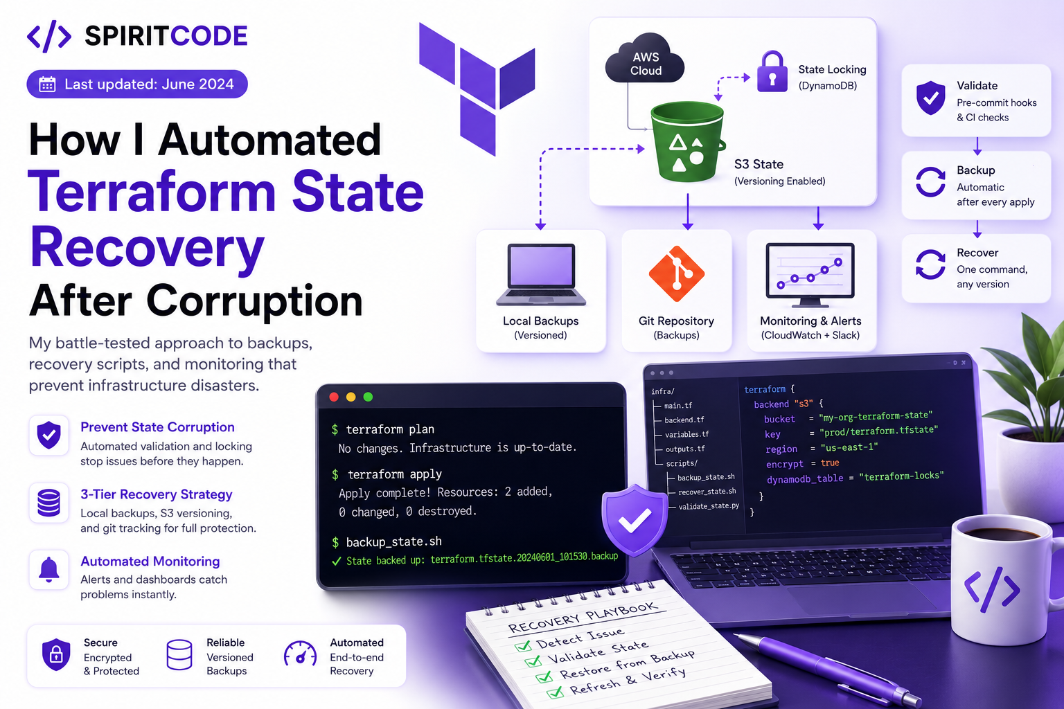 How I Automated Terraform State Recovery After Corruption
