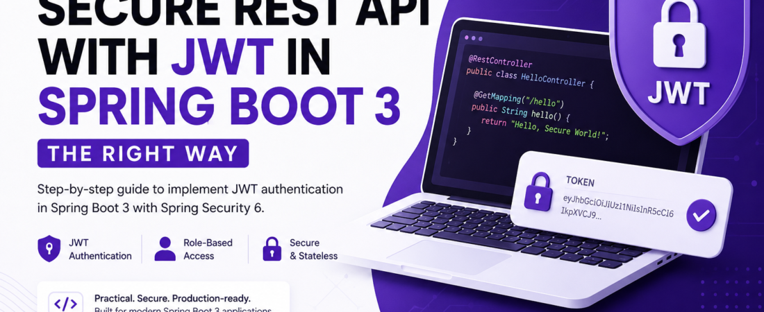 Secure REST API with JWT in Spring Boot 3: The Right Way