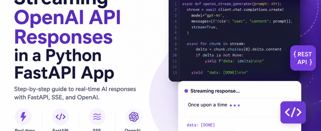 Streaming OpenAI API Responses in a Python FastAPI App