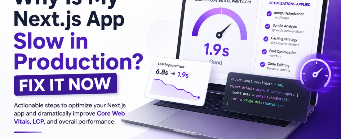 Why Is My Next.js App Slow in Production? Fix It Now