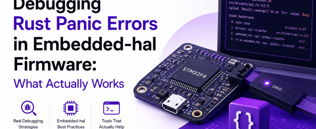 Debugging Rust Panic Errors in Embedded-hal Firmware: What Actually Works