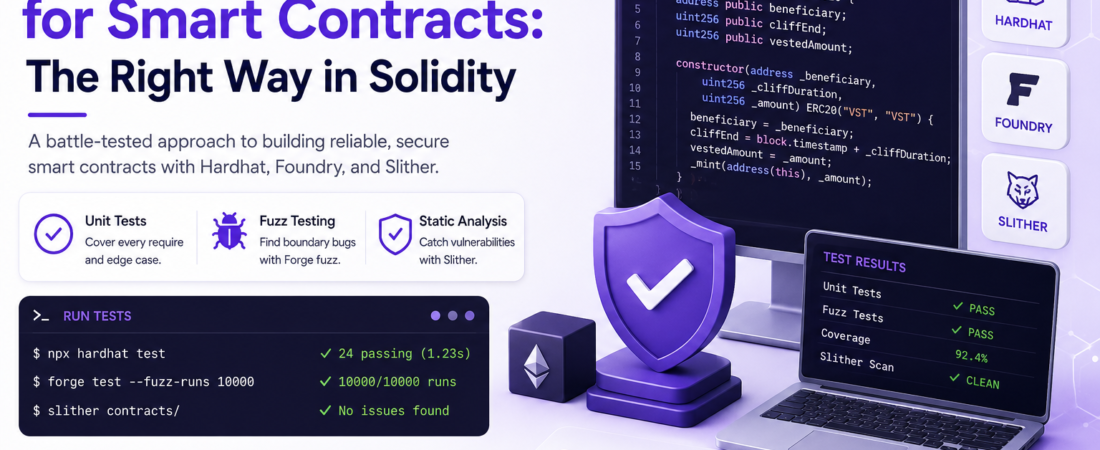 Automated Testing for Smart Contracts: The Right Way in Solidity