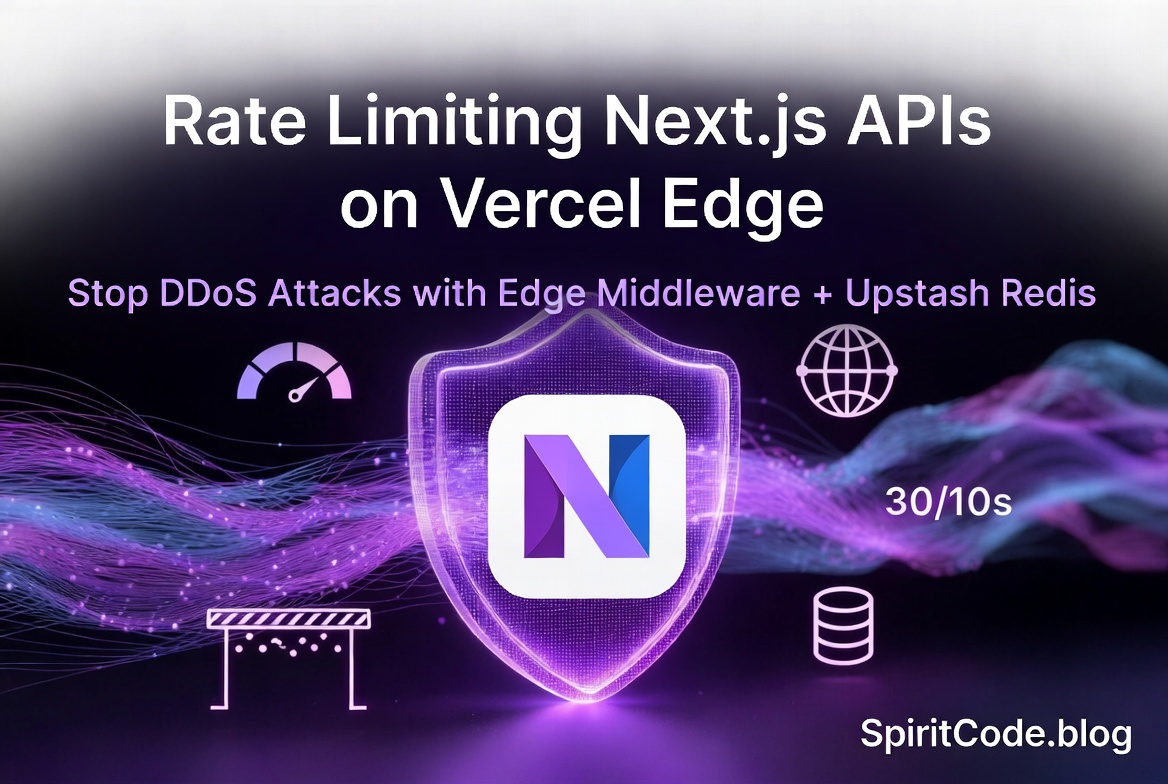 Rate Limiting Next.js APIs on Vercel Edge: Stop DDoS Attacks Before They Hit Your Server