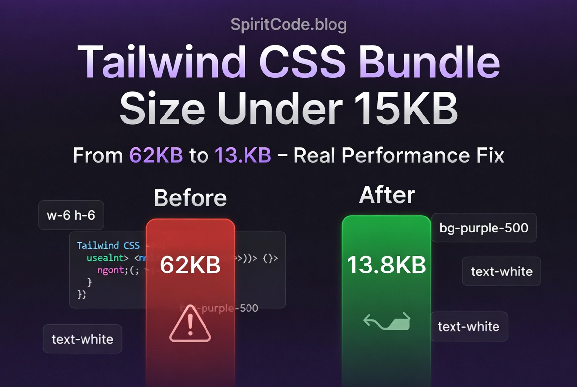 Reduce Tailwind CSS Bundle Size Under 15KB: My Fix
