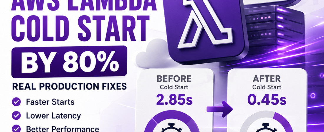 How I Reduced AWS Lambda Cold Start Time by 80% (Real Production Fixes)