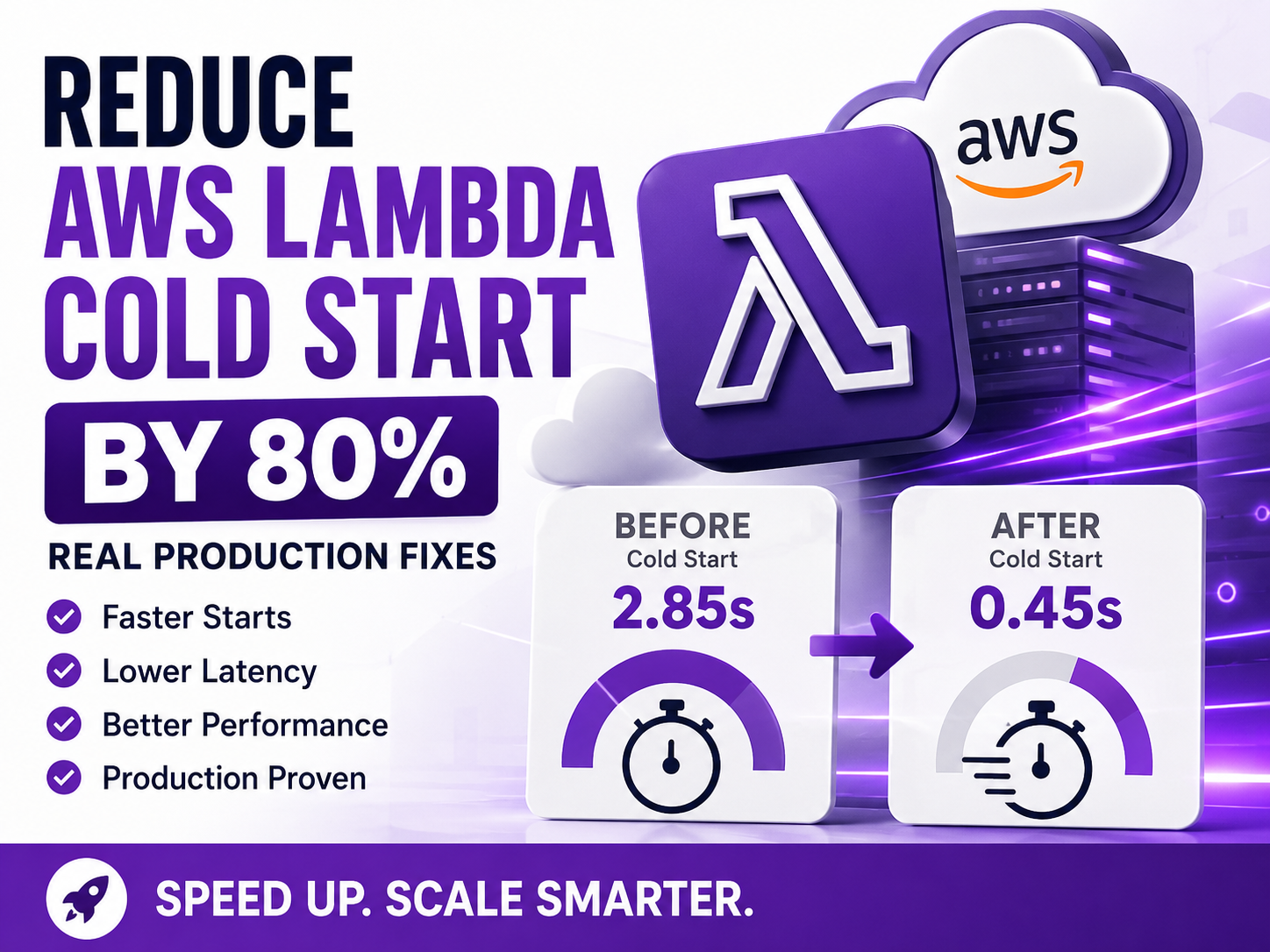 How I Reduced AWS Lambda Cold Start Time by 80% (Real Production Fixes)