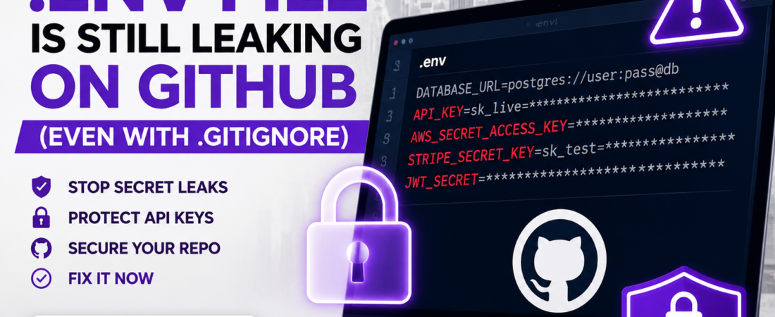 Why Your .env File Is Still Leaking on GitHub (Even With .gitignore)