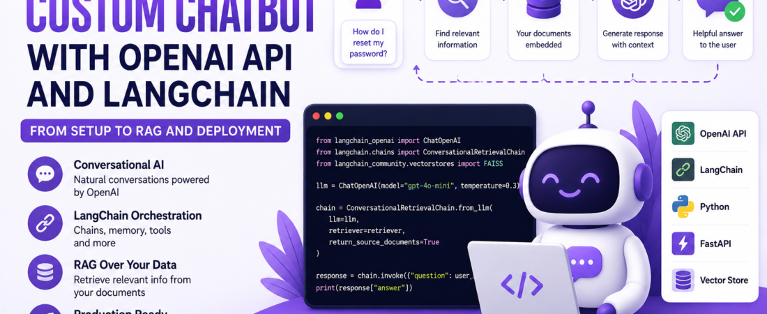 How I Built a Custom Chatbot with the OpenAI API and LangChain (Full Python Walkthrough)