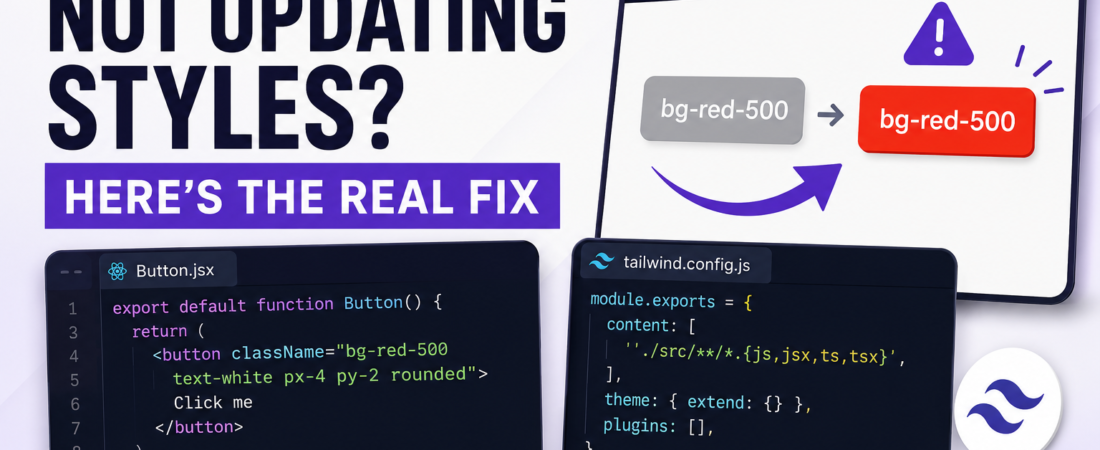 Why Tailwind CSS Won’t Update Your Styles (And How I Finally Fixed It)
