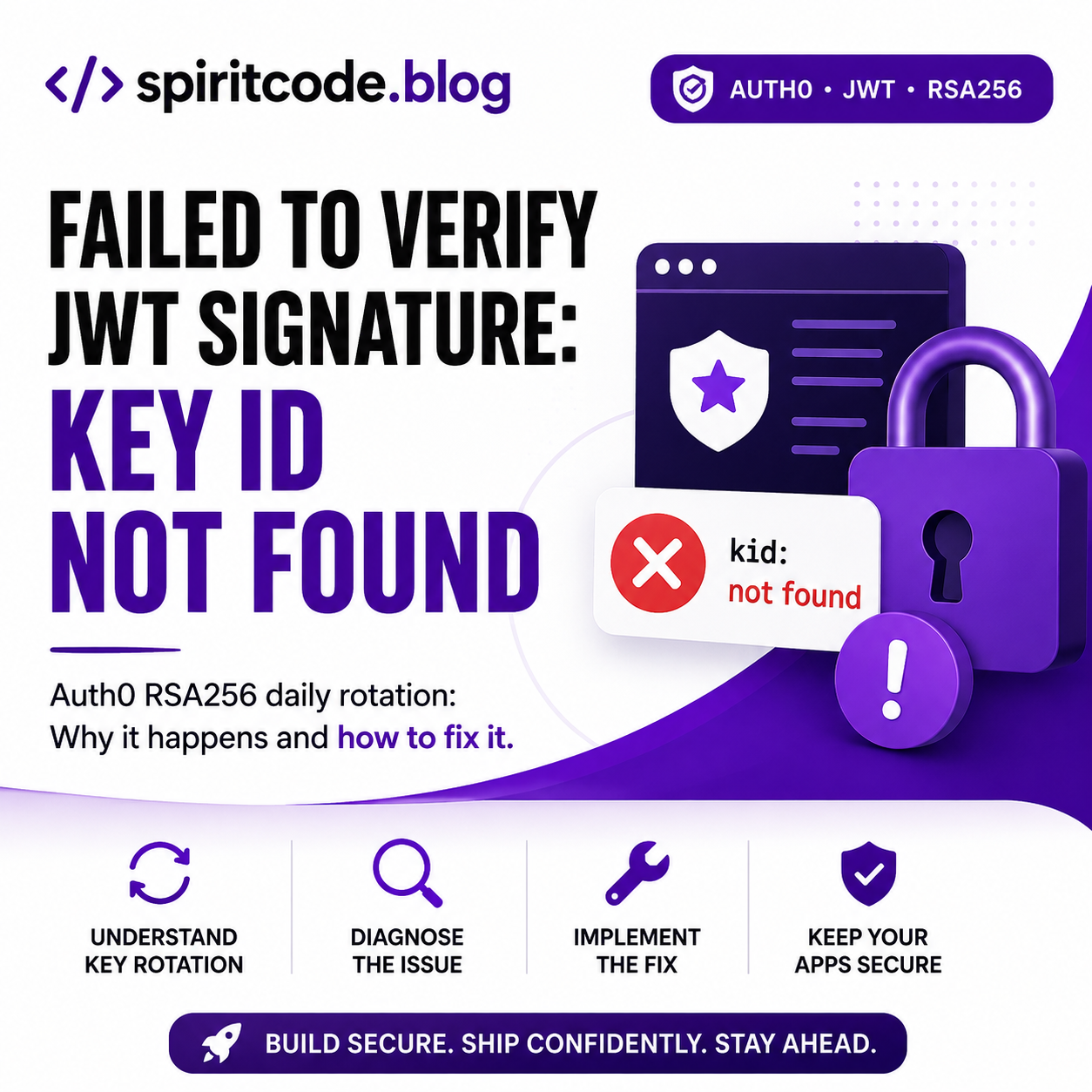 Failed to verify JWT signature: key ID not found – Auth0 RSA256 daily rotation