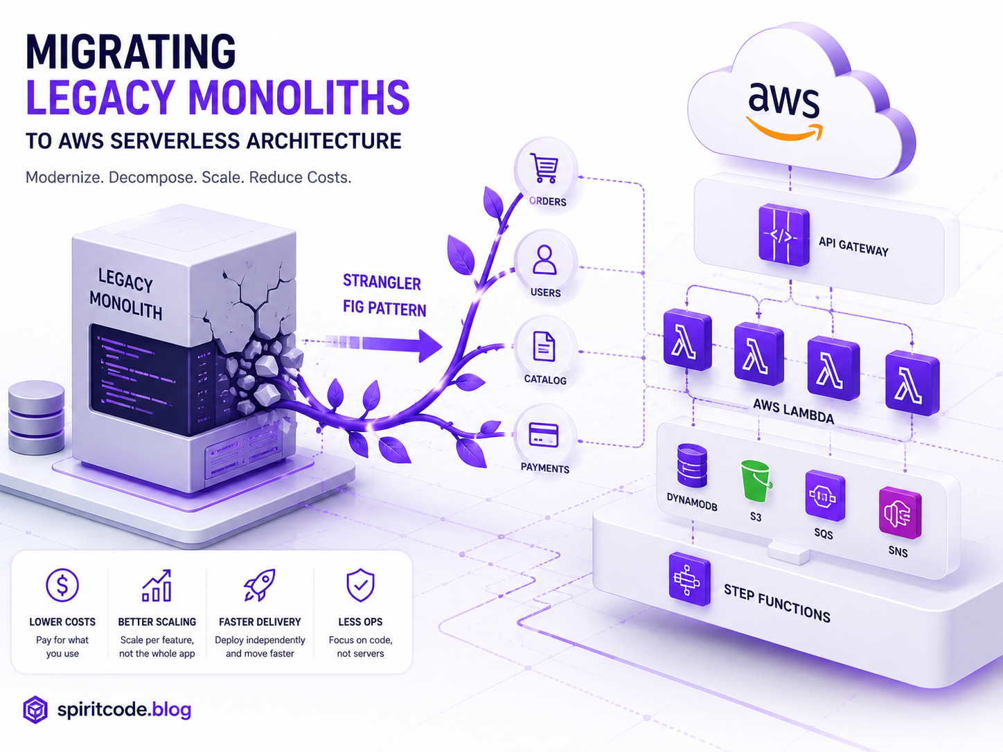Migrating Legacy Monoliths to AWS Serverless Architecture: What I Learned the Hard Way