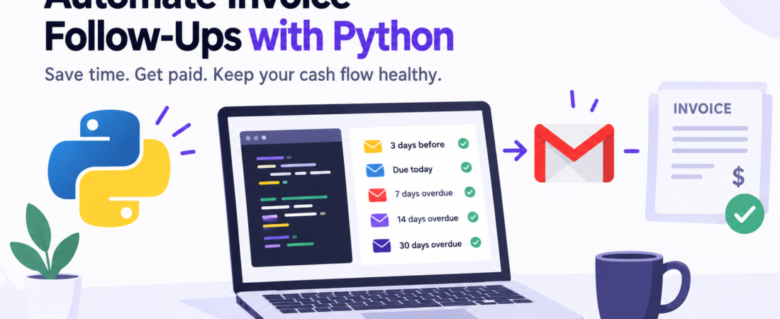 i Automated Invoice Follow-Ups for a Small US Business With Python (and Saved 6 Hours a Week)