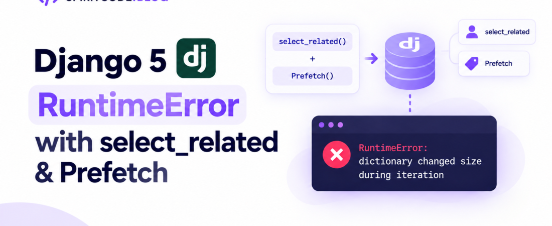 Why does Django 5 raise “ValueError: chunk_size must be provided when using QuerySet.iterator() after prefetch_related()”?