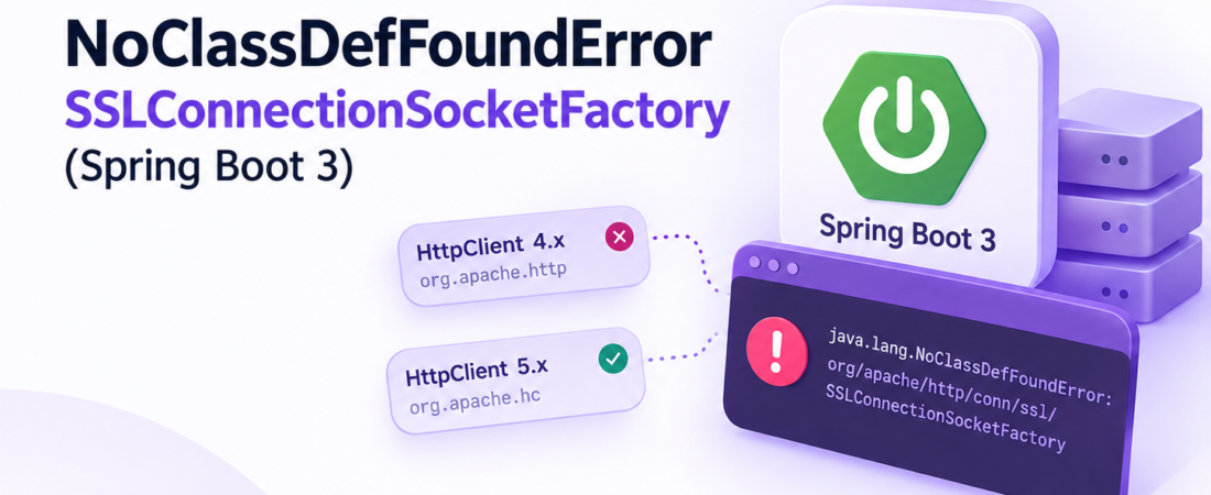 Fixing NoClassDefFoundError: org/apache/http/conn/ssl/SSLConnectionSocketFactory in Spring Boot 3