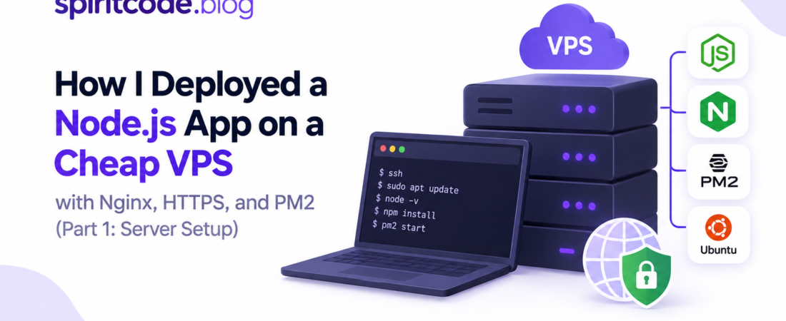How I Deployed a Node.js App on a Cheap VPS with Nginx, HTTPS, and PM2 (Part 1: Server Setup)